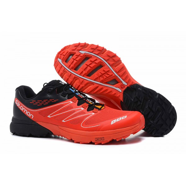 Discount Salomon S LAB Sense Speed Trail Running In Gray Orange Shoes