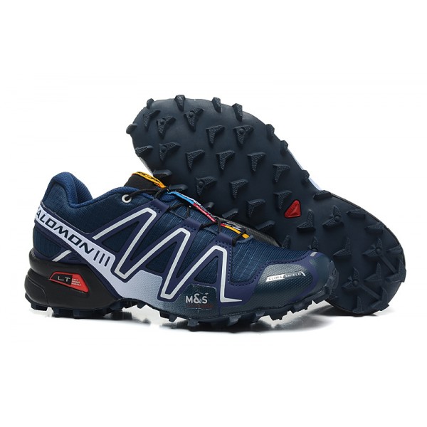 Salomon Speedcross 3 CS Trail Running In Blue White Shoes