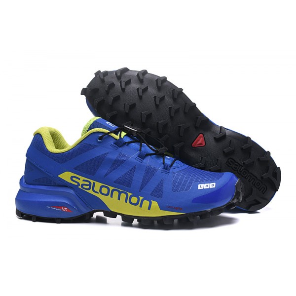 Salomon Speedcross Pro 2 Trail Running In Blue Yellow Shoes