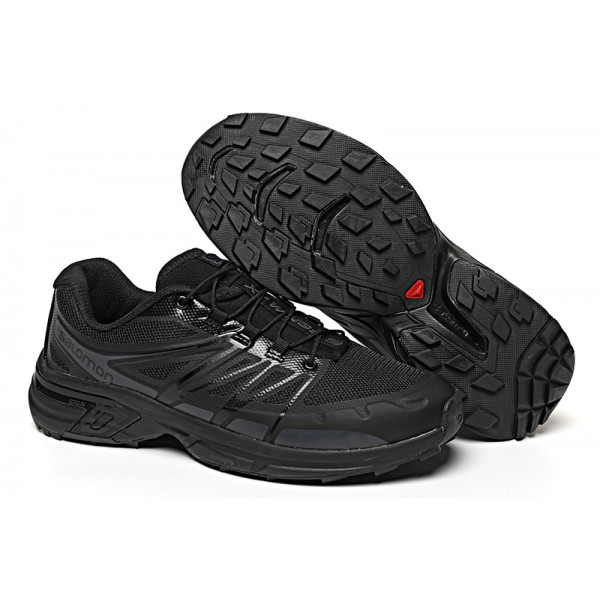 Women's Salomon Shoes XT-Wings 2 Unisex Sportstyle In Full Black